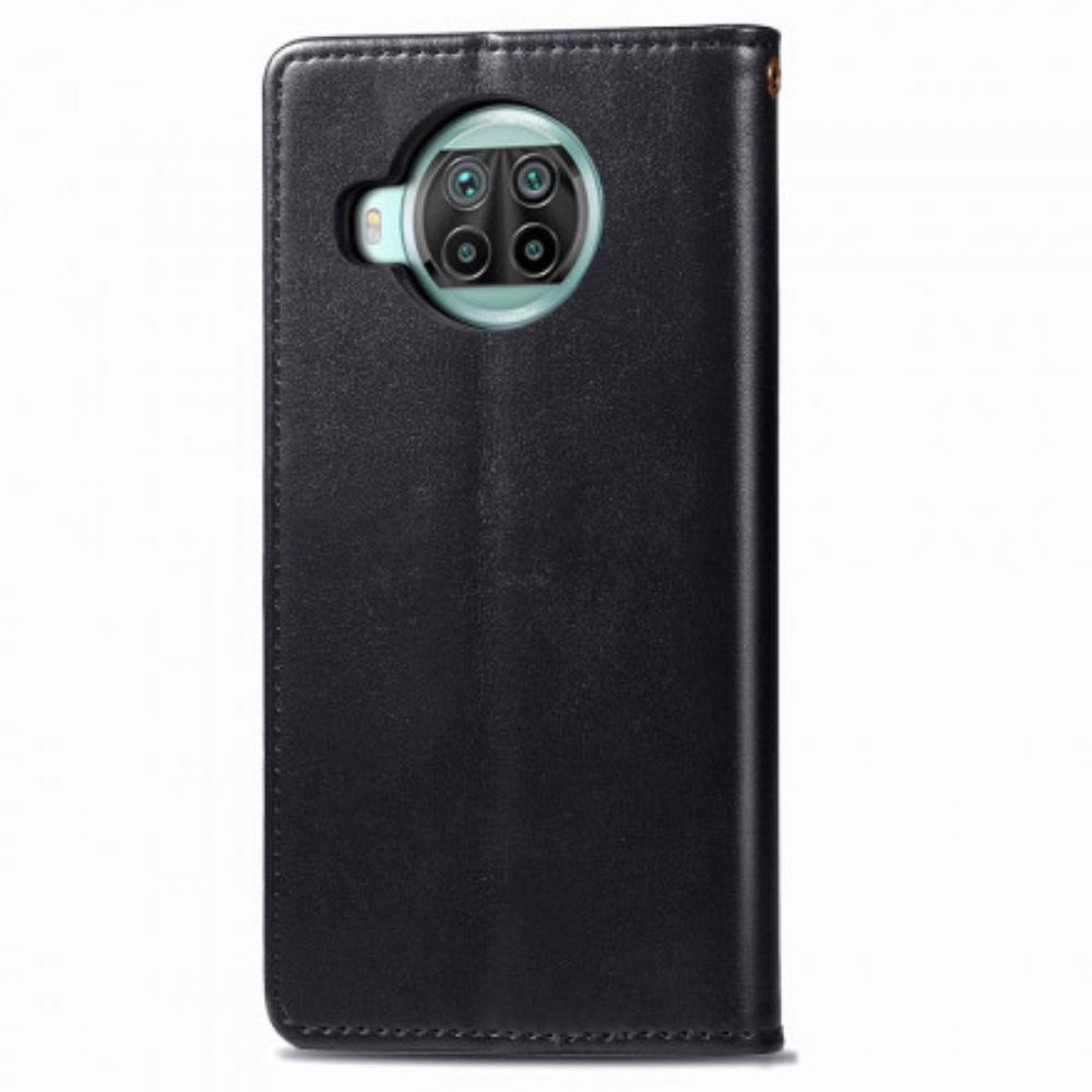 Folio-hoesje voor Xiaomi Mi 10T Lite / Redmi Note 9 Pro 5G Vintage Sluiting