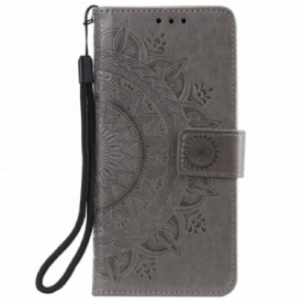 Folio-hoesje voor Xiaomi Mi 10T Lite / Redmi Note 9 Pro 5G Zon Mandala