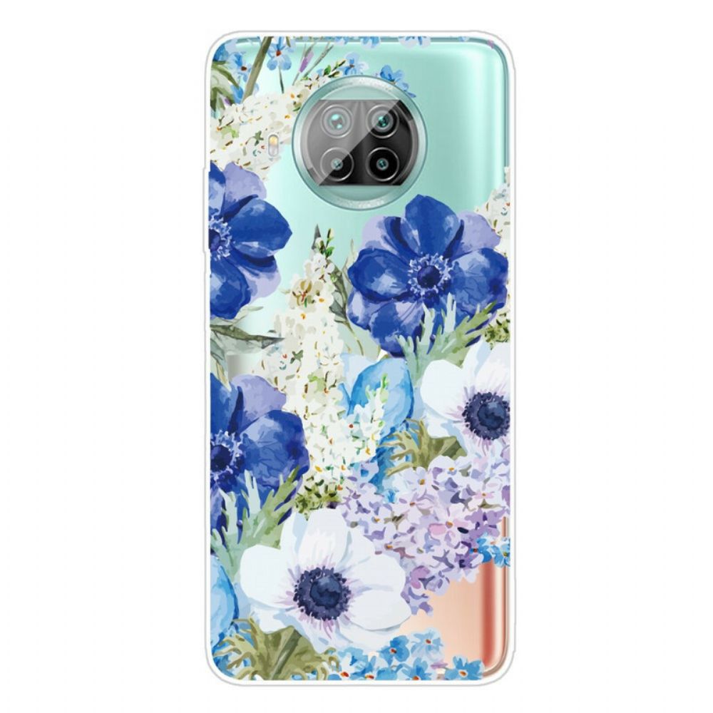 Hoesje voor Xiaomi Mi 10T Lite / Redmi Note 9 Pro 5G Aquarel Bloemen