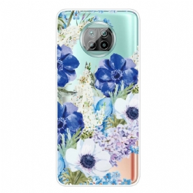 Hoesje voor Xiaomi Mi 10T Lite / Redmi Note 9 Pro 5G Aquarel Bloemen