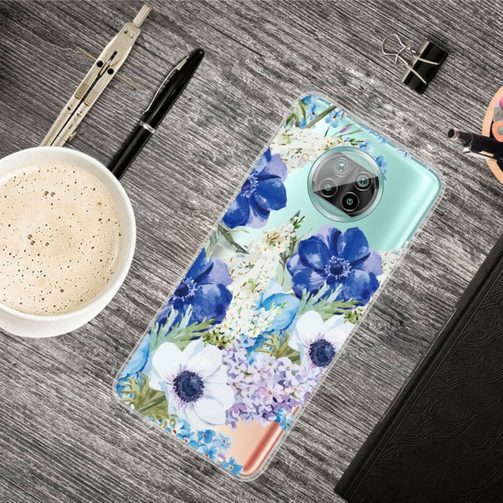 Hoesje voor Xiaomi Mi 10T Lite / Redmi Note 9 Pro 5G Aquarel Bloemen