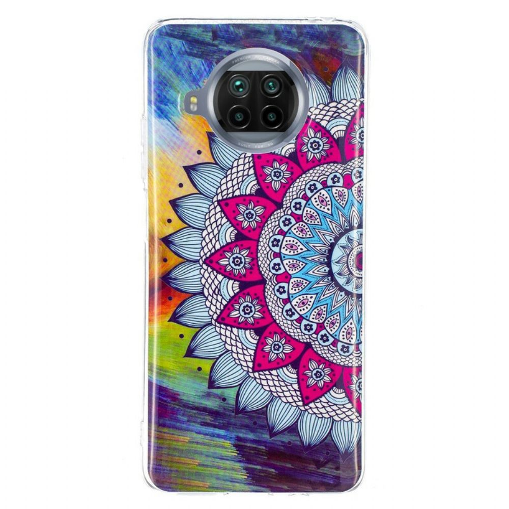 Hoesje voor Xiaomi Mi 10T Lite / Redmi Note 9 Pro 5G Fluorescerende Kleurrijke Mandala