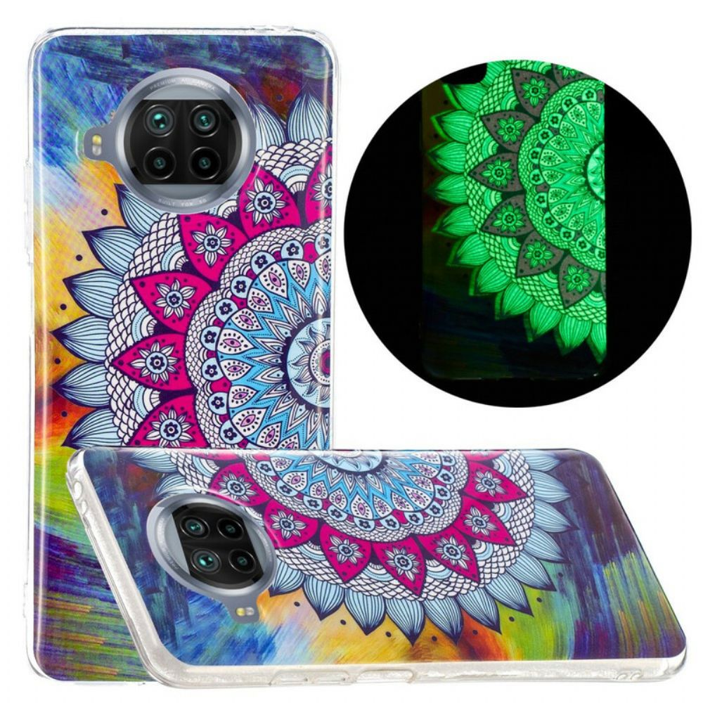 Hoesje voor Xiaomi Mi 10T Lite / Redmi Note 9 Pro 5G Fluorescerende Kleurrijke Mandala