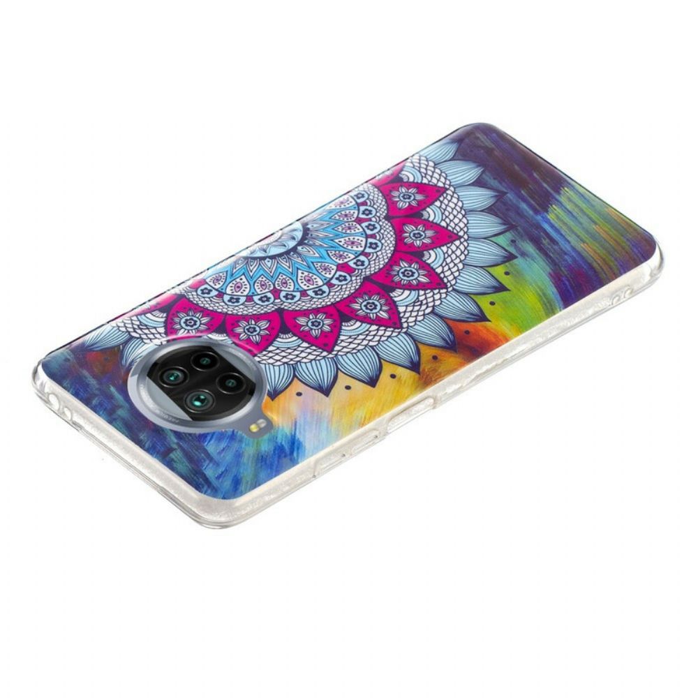 Hoesje voor Xiaomi Mi 10T Lite / Redmi Note 9 Pro 5G Fluorescerende Kleurrijke Mandala