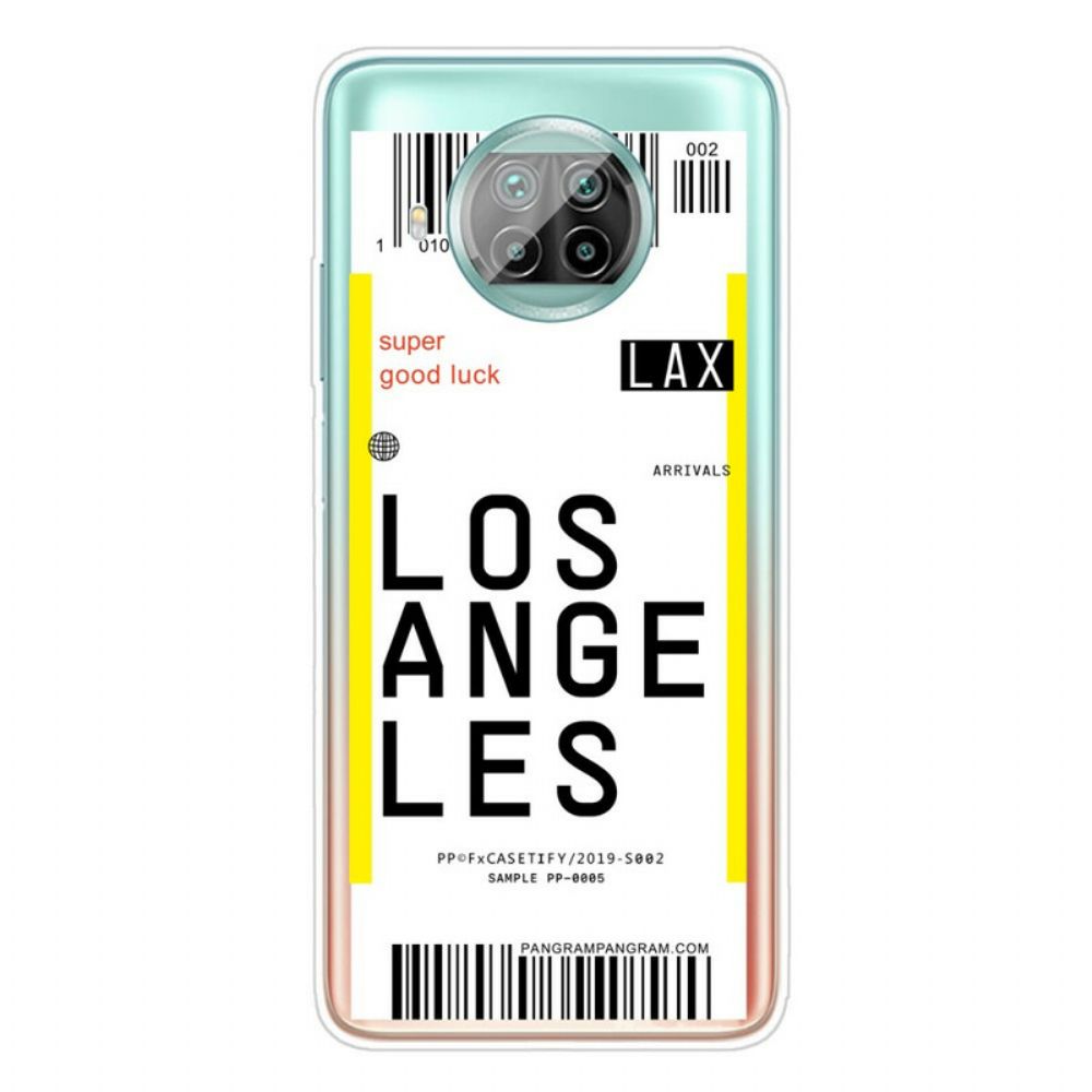 Hoesje voor Xiaomi Mi 10T Lite / Redmi Note 9 Pro 5G Instapkaart Naar Los Angeles