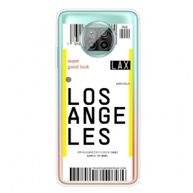 Hoesje voor Xiaomi Mi 10T Lite / Redmi Note 9 Pro 5G Instapkaart Naar Los Angeles