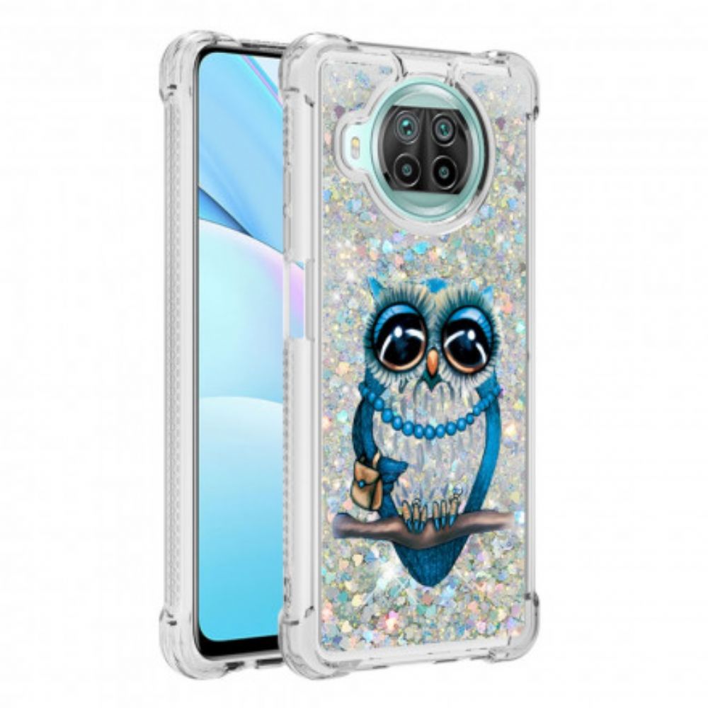 Hoesje voor Xiaomi Mi 10T Lite / Redmi Note 9 Pro 5G Miss Glitteruil