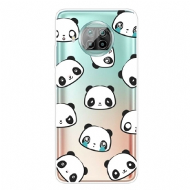 Hoesje voor Xiaomi Mi 10T Lite / Redmi Note 9 Pro 5G Panda's