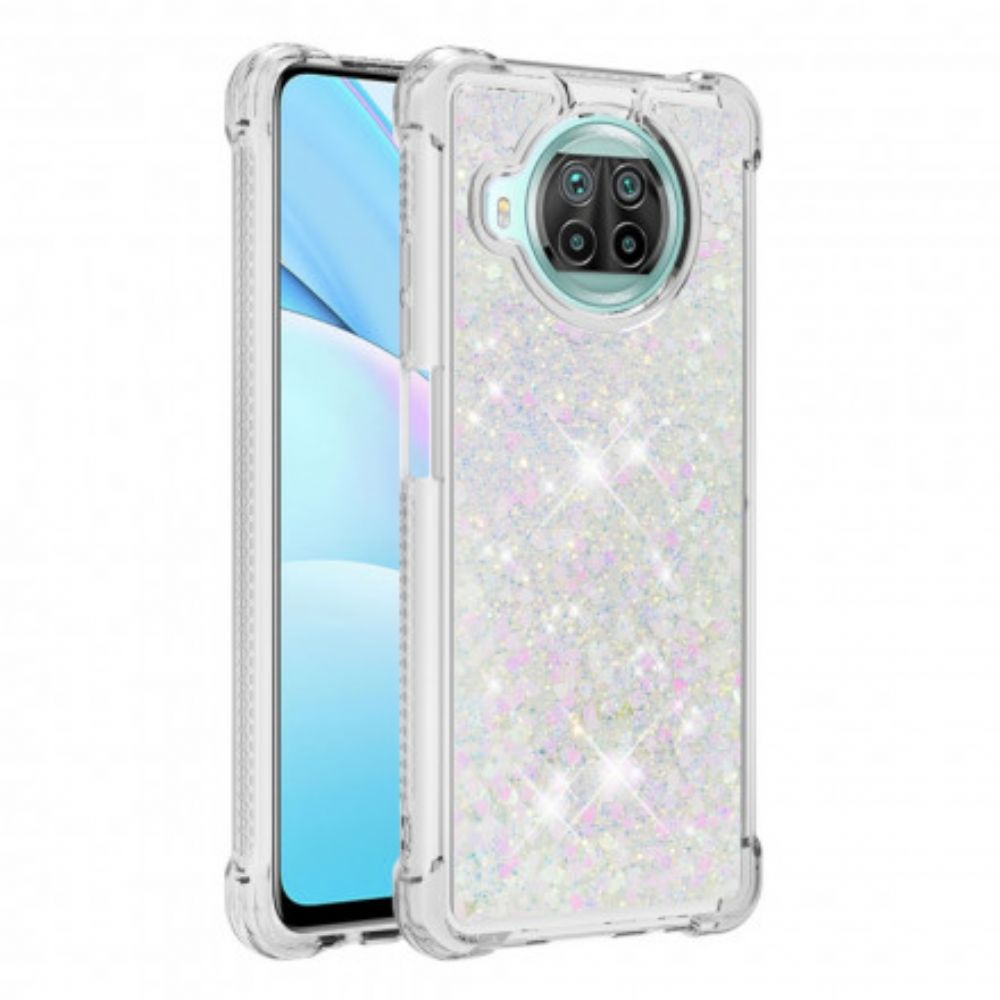 Hoesje voor Xiaomi Mi 10T Lite / Redmi Note 9 Pro 5G Verlangen Glitter