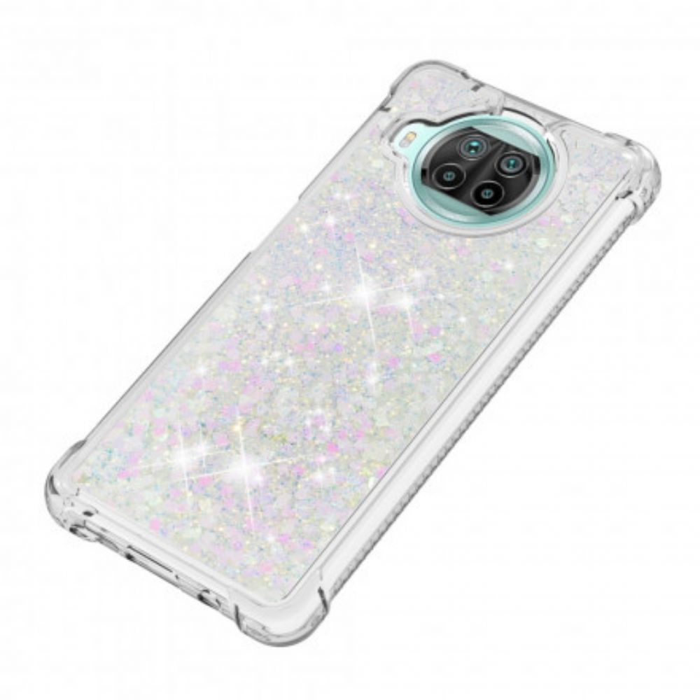 Hoesje voor Xiaomi Mi 10T Lite / Redmi Note 9 Pro 5G Verlangen Glitter