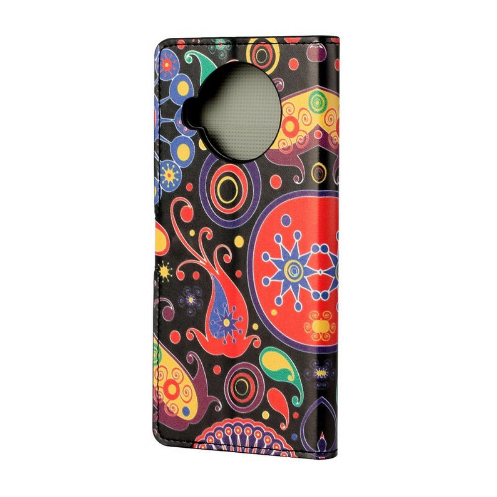 Leren Hoesje voor Xiaomi Mi 10T Lite / Redmi Note 9 Pro 5G Galaxy-ontwerp