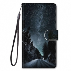 Leren Hoesje voor Xiaomi Mi 10T Lite / Redmi Note 9 Pro 5G Landschap