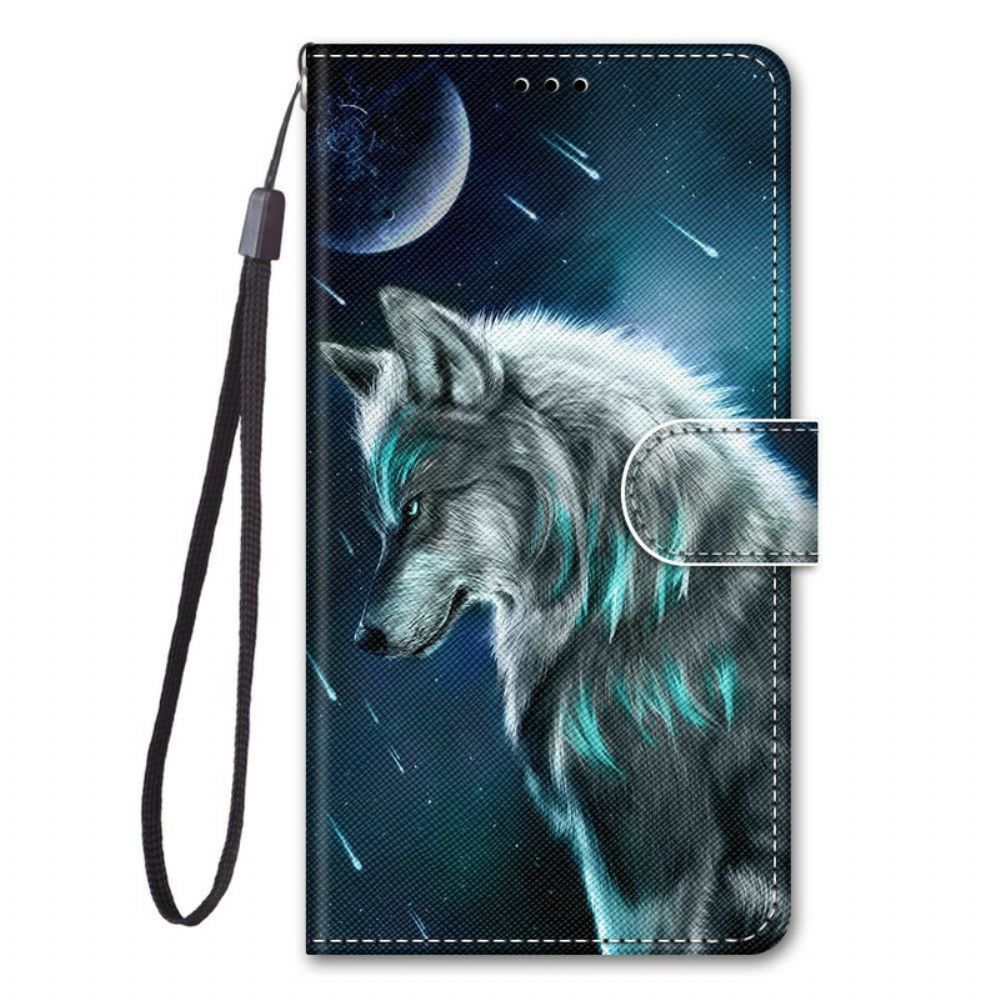 Leren Hoesje voor Xiaomi Mi 10T Lite / Redmi Note 9 Pro 5G Wolfhond