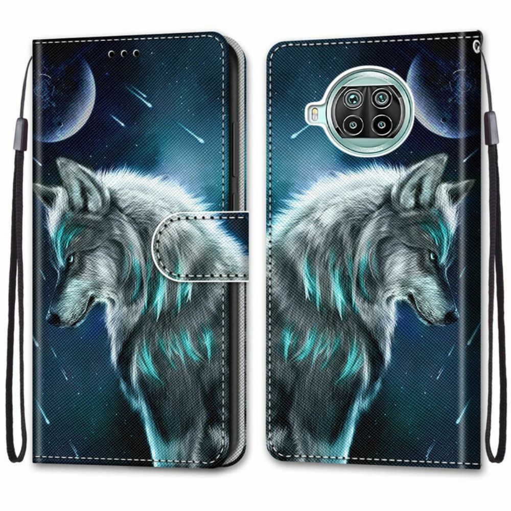 Leren Hoesje voor Xiaomi Mi 10T Lite / Redmi Note 9 Pro 5G Wolfhond