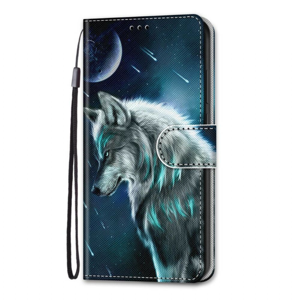 Leren Hoesje voor Xiaomi Mi 10T Lite / Redmi Note 9 Pro 5G Wolfhond