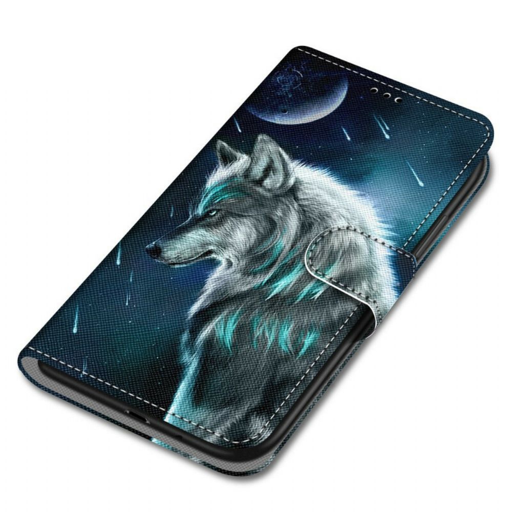 Leren Hoesje voor Xiaomi Mi 10T Lite / Redmi Note 9 Pro 5G Wolfhond