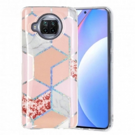 Telefoonhoesje voor Xiaomi Mi 10T Lite / Redmi Note 9 Pro 5G Glitter Ontwerp Marmer