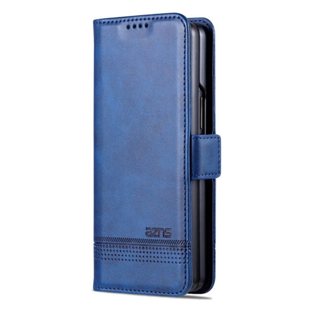 Flip Case Leren Samsung Galaxy Z Fold 5 Azns