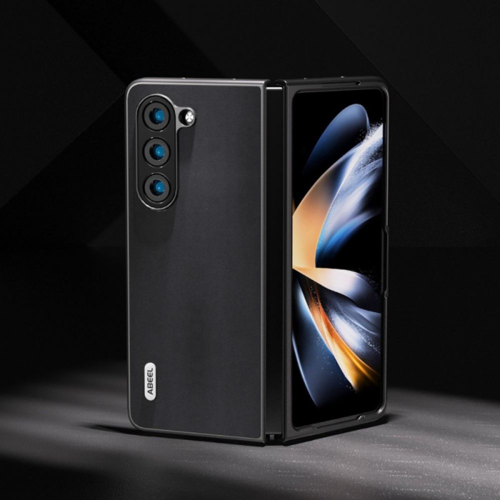 Hoesje Samsung Galaxy Z Fold 5 Echt Abeel-leer