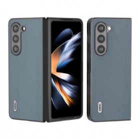 Hoesje Samsung Galaxy Z Fold 5 Getextureerd Leer