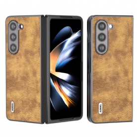 Hoesje Voor Samsung Galaxy Z Fold 5 Litchi Kunstleer Abeel