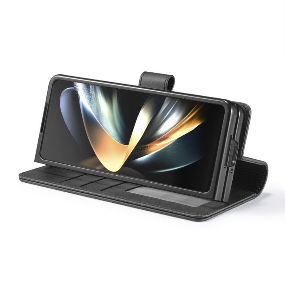 Leren Hoesje Voor Samsung Galaxy Z Fold 5 Lc.imeeke