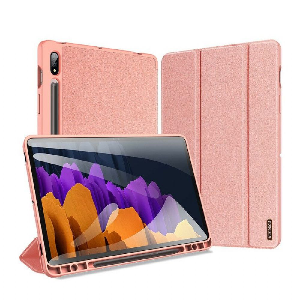 Bescherming Hoesje voor Samsung Galaxy Tab S8 Plus / Tab S7 Plus Domo-serie Dux-ducis