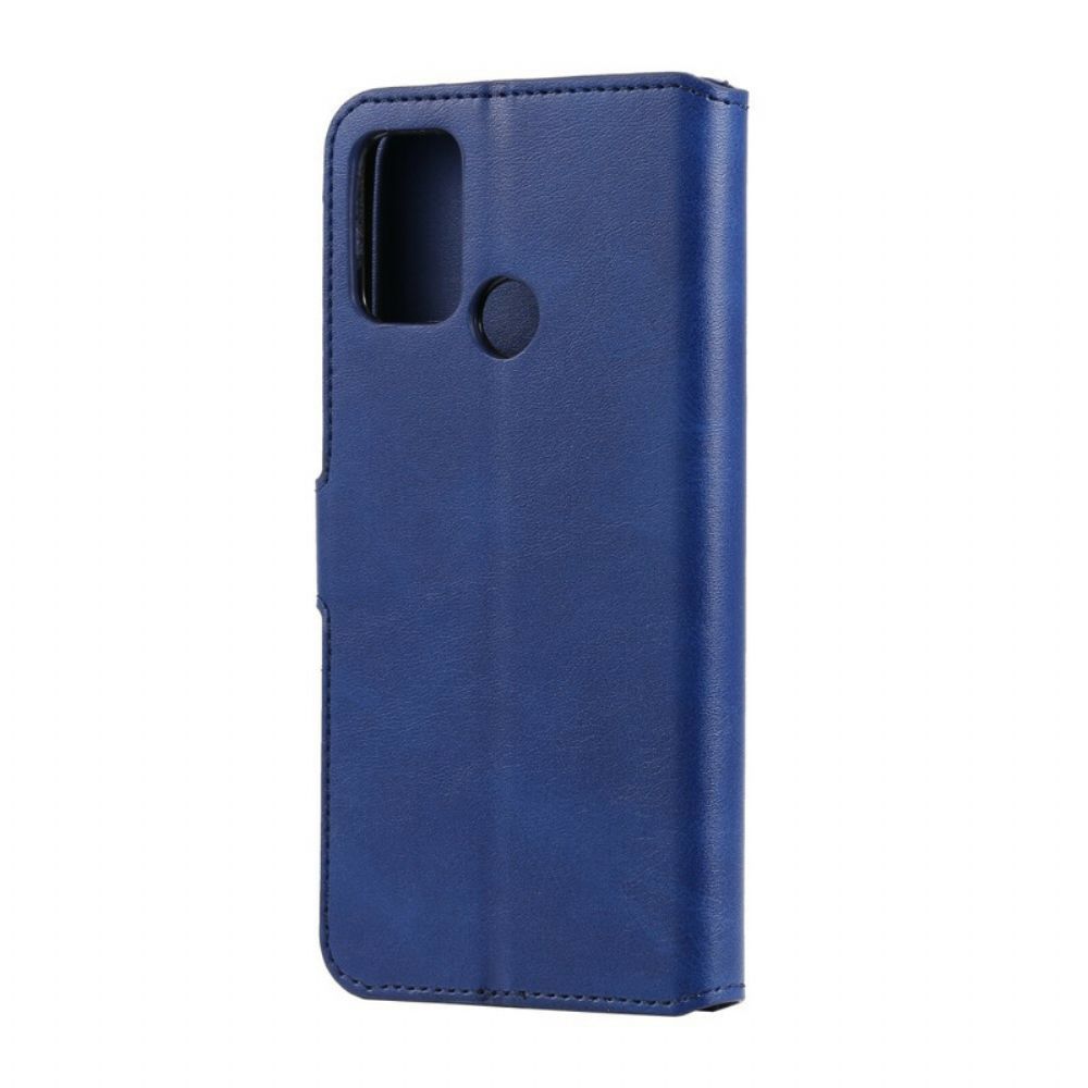 Flip Case voor Honor 9A Klassiek Kunstleer