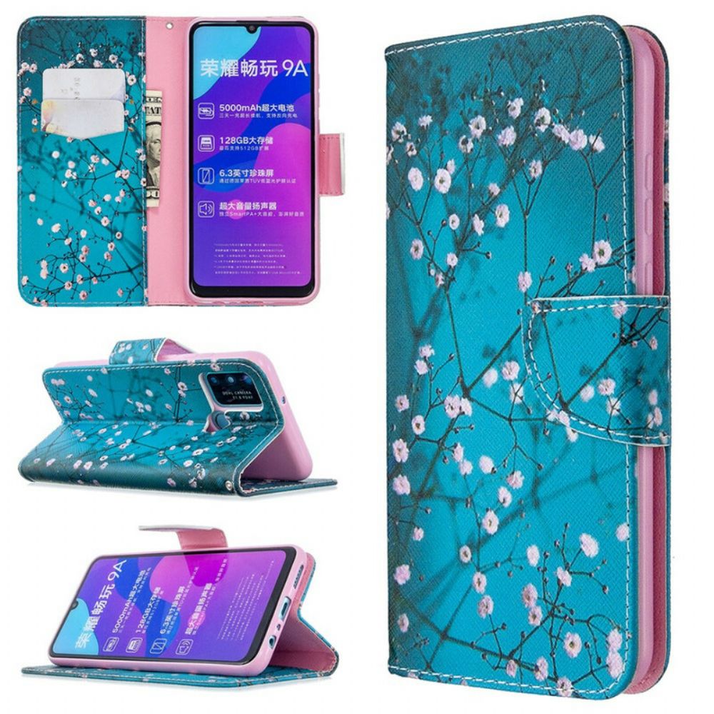 Folio-hoesje voor Honor 9A Bloeiende Boom