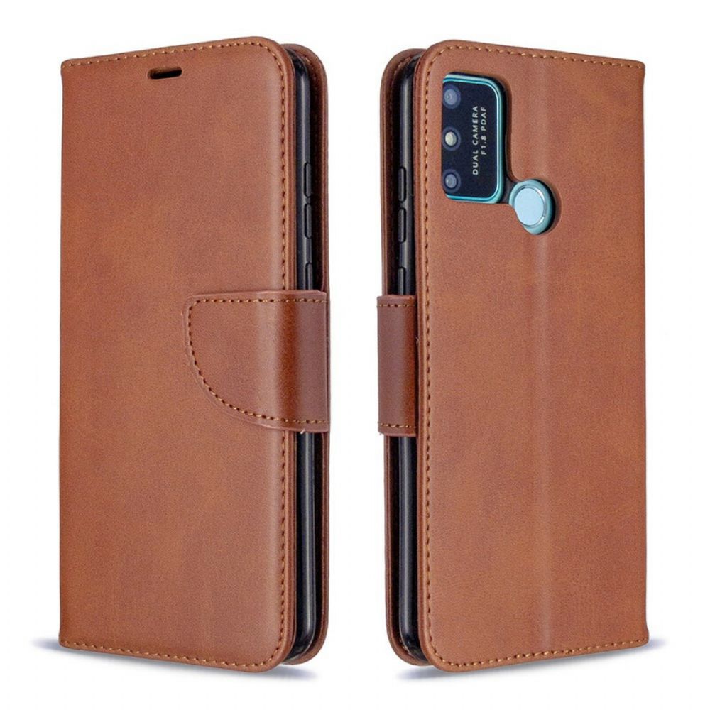 Folio-hoesje voor Honor 9A Flip Case Gladde Schuine Klep