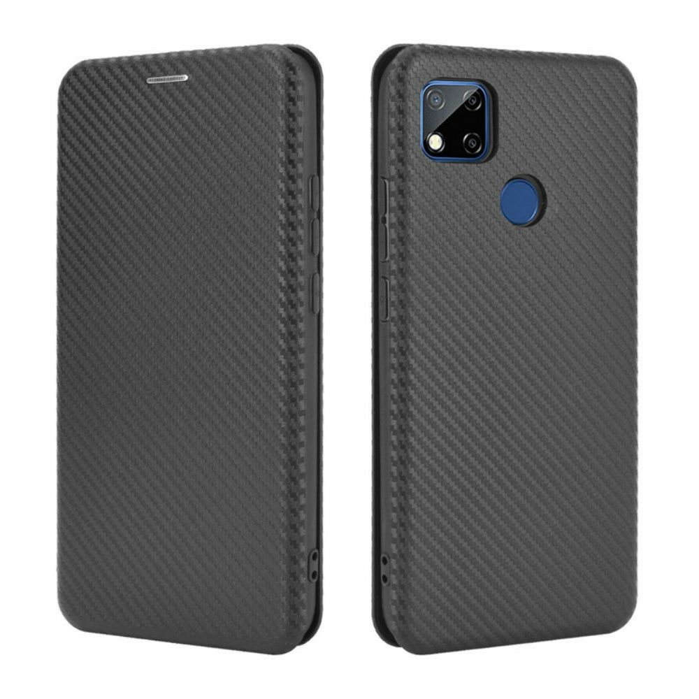 Bescherming Hoesje voor Xiaomi Redmi 9C Folio-hoesje Gekleurde Carbon Silicone