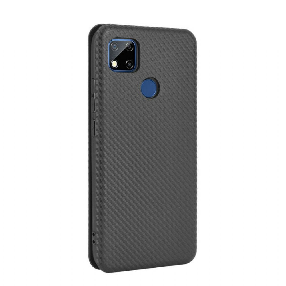 Bescherming Hoesje voor Xiaomi Redmi 9C Folio-hoesje Gekleurde Carbon Silicone