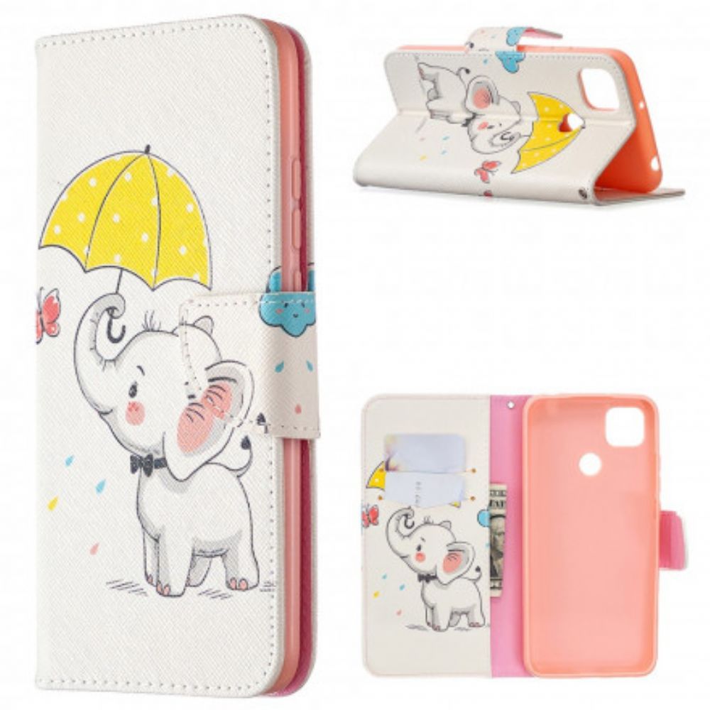 Flip Case voor Xiaomi Redmi 9C Babyolifant