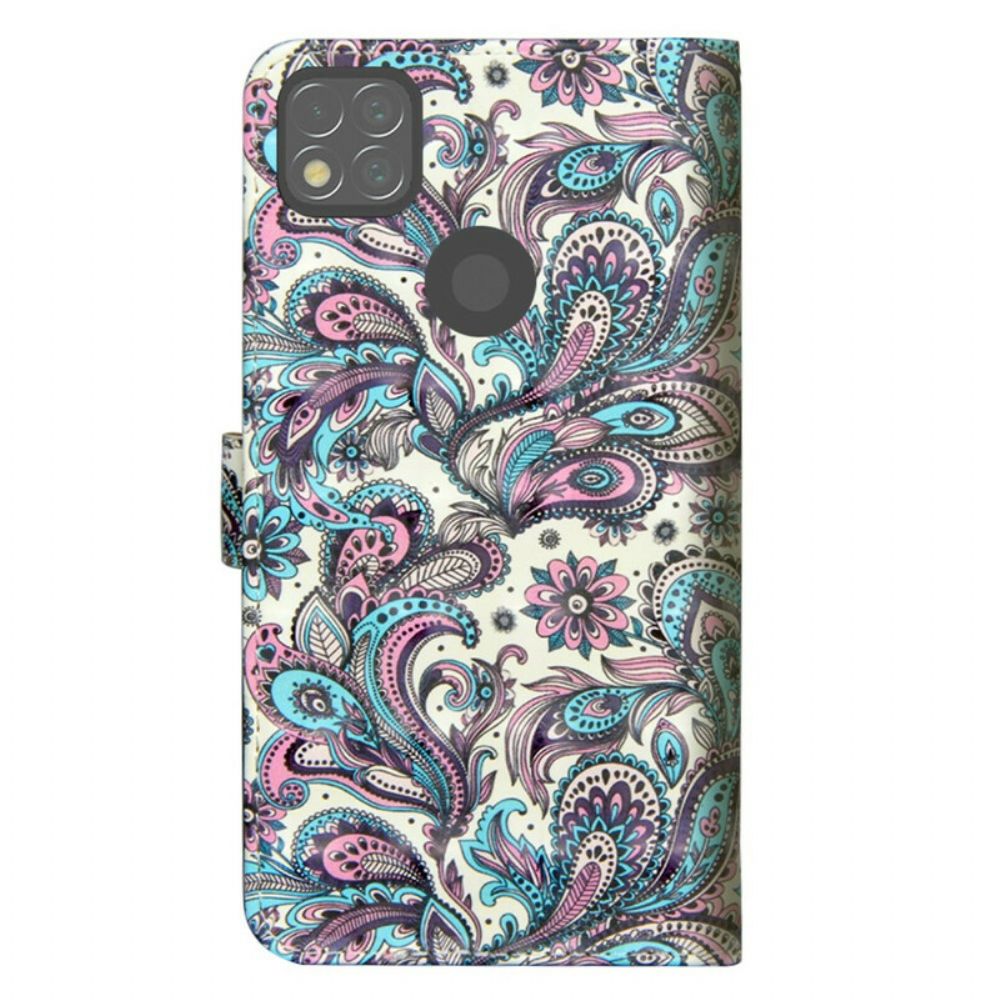 Flip Case voor Xiaomi Redmi 9C Bloemen Patronen