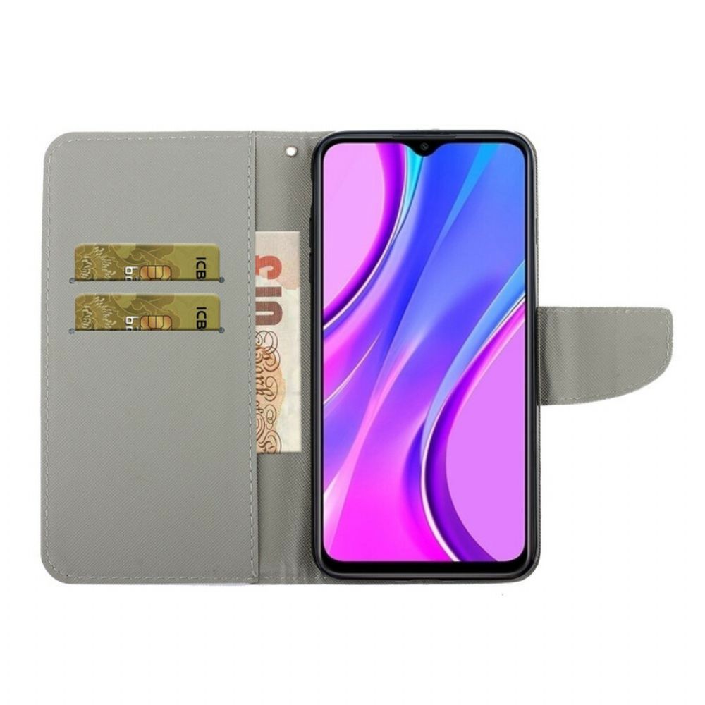 Folio-hoesje voor Xiaomi Redmi 9C Betoverde Vlinders