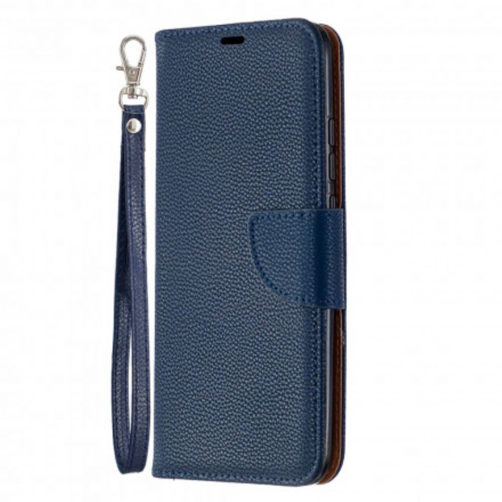 Folio-hoesje voor Xiaomi Redmi 9C Flip Case Litchi Flap Schuin