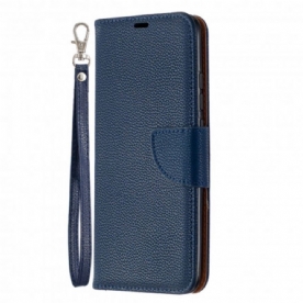 Folio-hoesje voor Xiaomi Redmi 9C Flip Case Litchi Flap Schuin