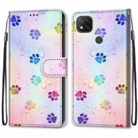 Folio-hoesje voor Xiaomi Redmi 9C Kattensporen