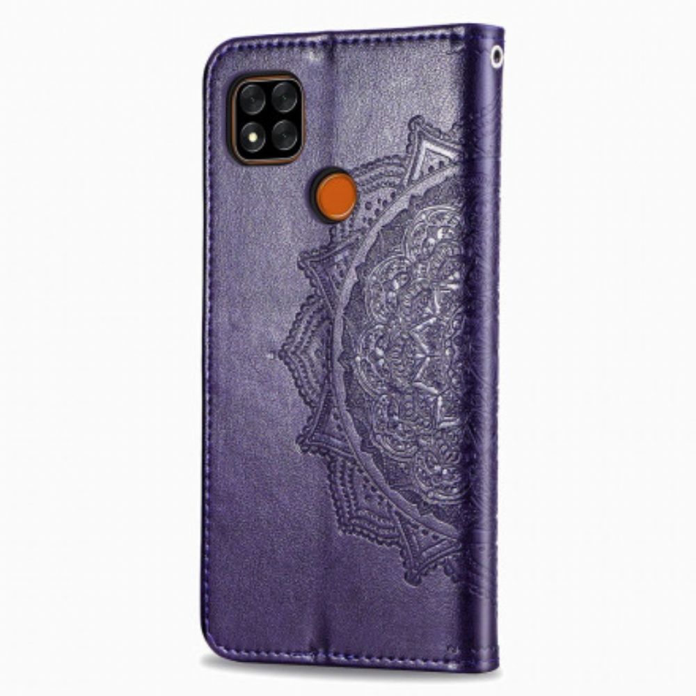 Folio-hoesje voor Xiaomi Redmi 9C Mandala Van Middelbare Leeftijd