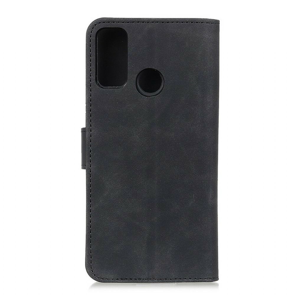 Folio-hoesje voor Xiaomi Redmi 9C Mat Vintage Leereffect Khazneh