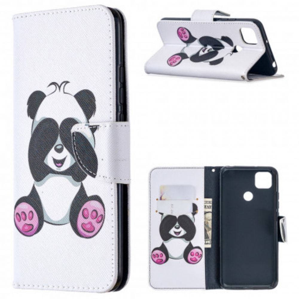 Folio-hoesje voor Xiaomi Redmi 9C Pandaplezier