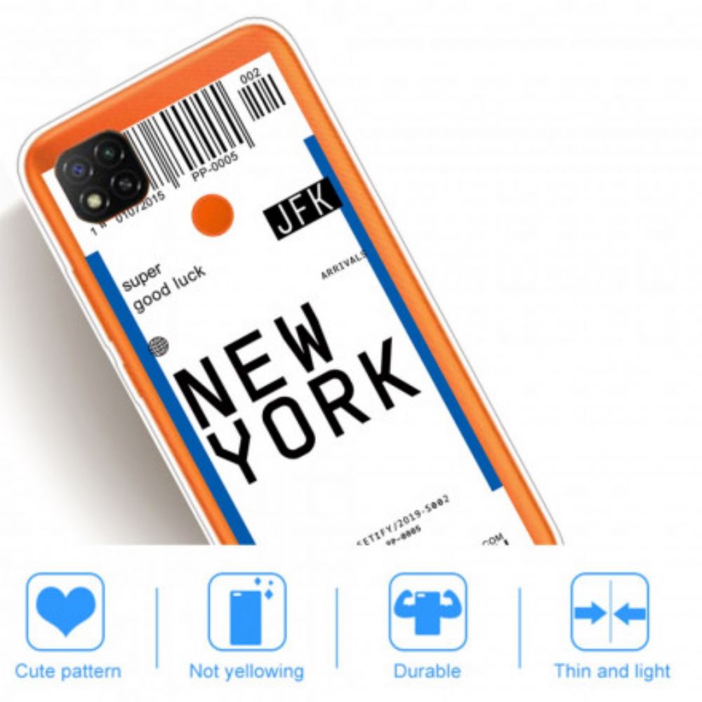 Hoesje voor Xiaomi Redmi 9C Ga Naar New York