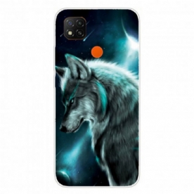 Hoesje voor Xiaomi Redmi 9C Koninklijke Wolf