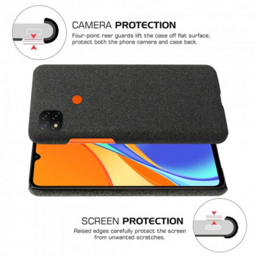 Hoesje voor Xiaomi Redmi 9C Ksq Chique Stof