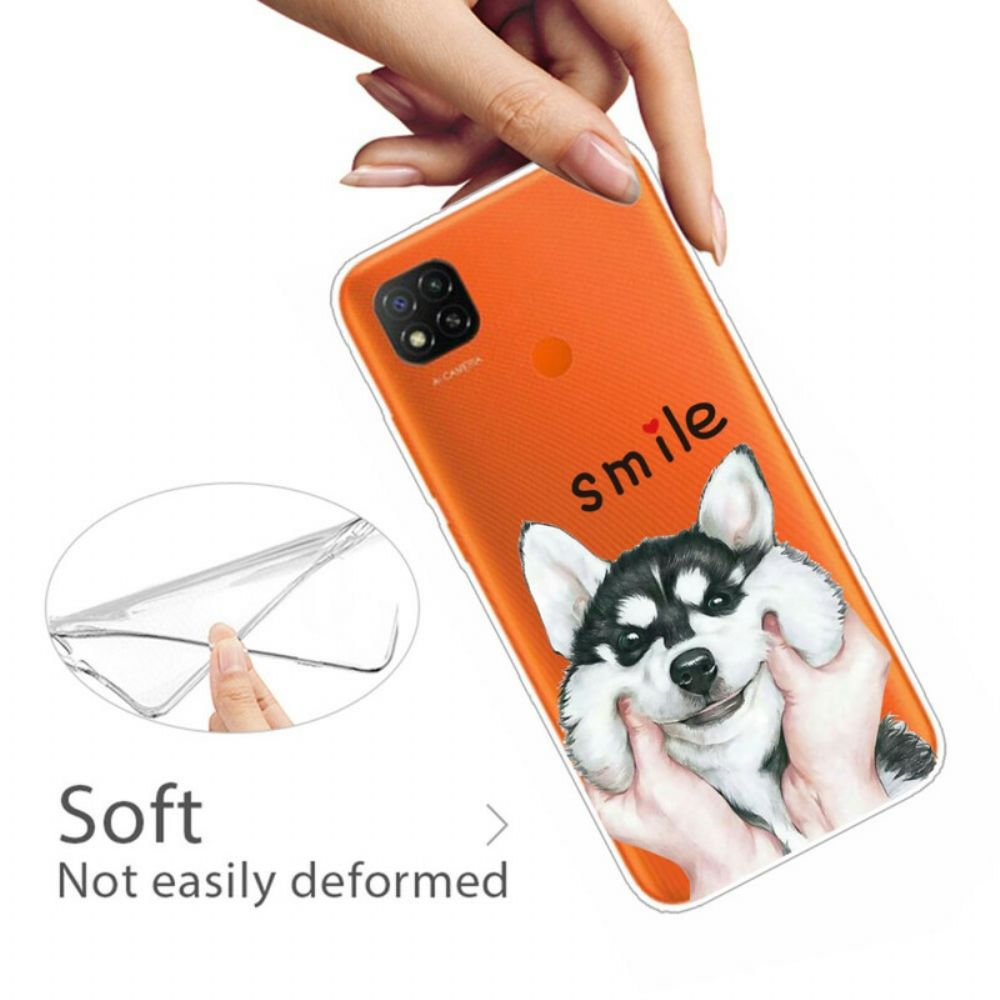 Hoesje voor Xiaomi Redmi 9C Lach Hond