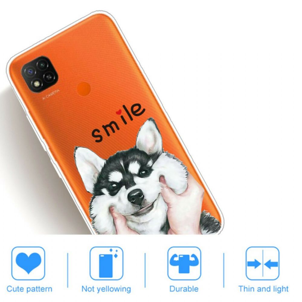 Hoesje voor Xiaomi Redmi 9C Lach Hond