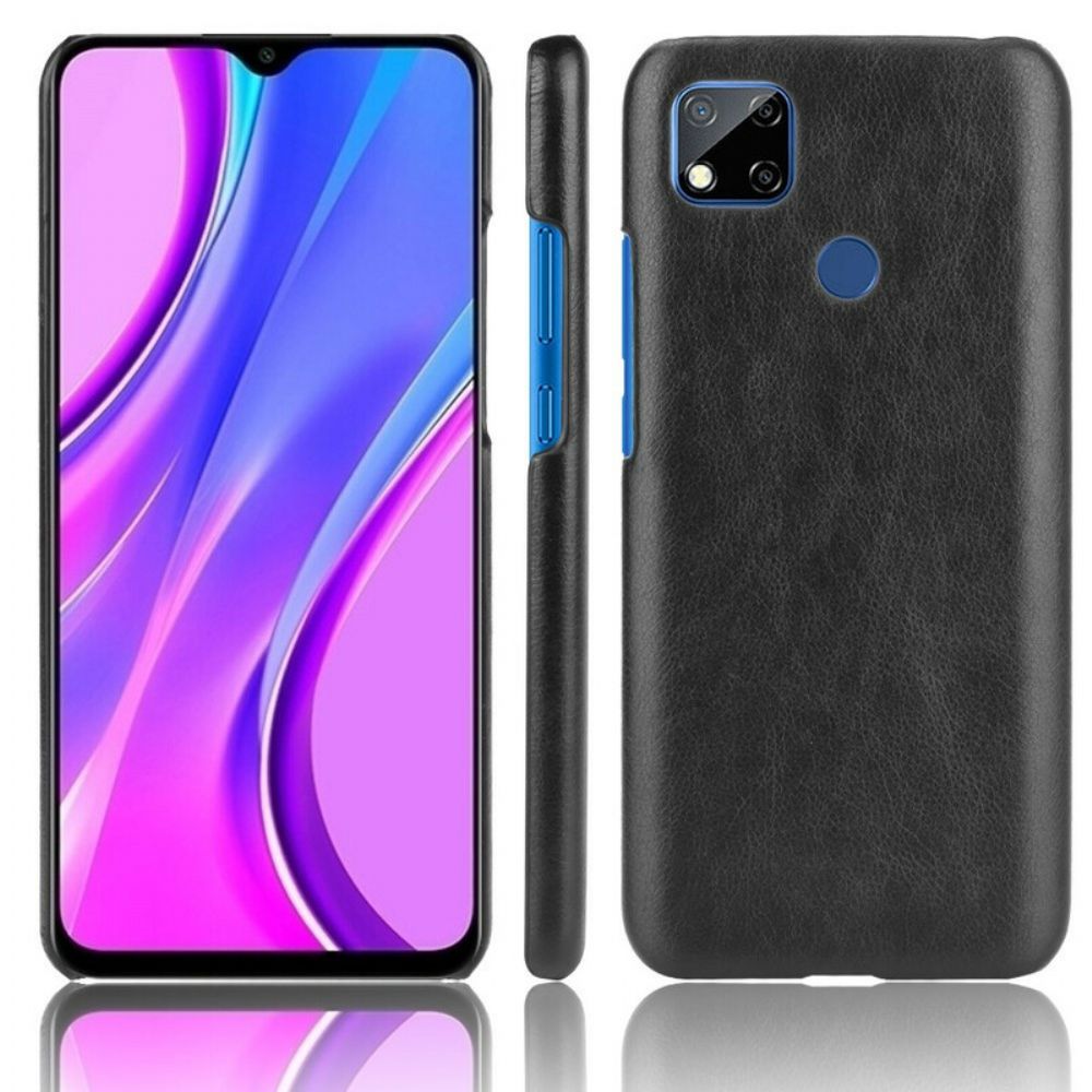 Hoesje voor Xiaomi Redmi 9C Lichi Leereffect