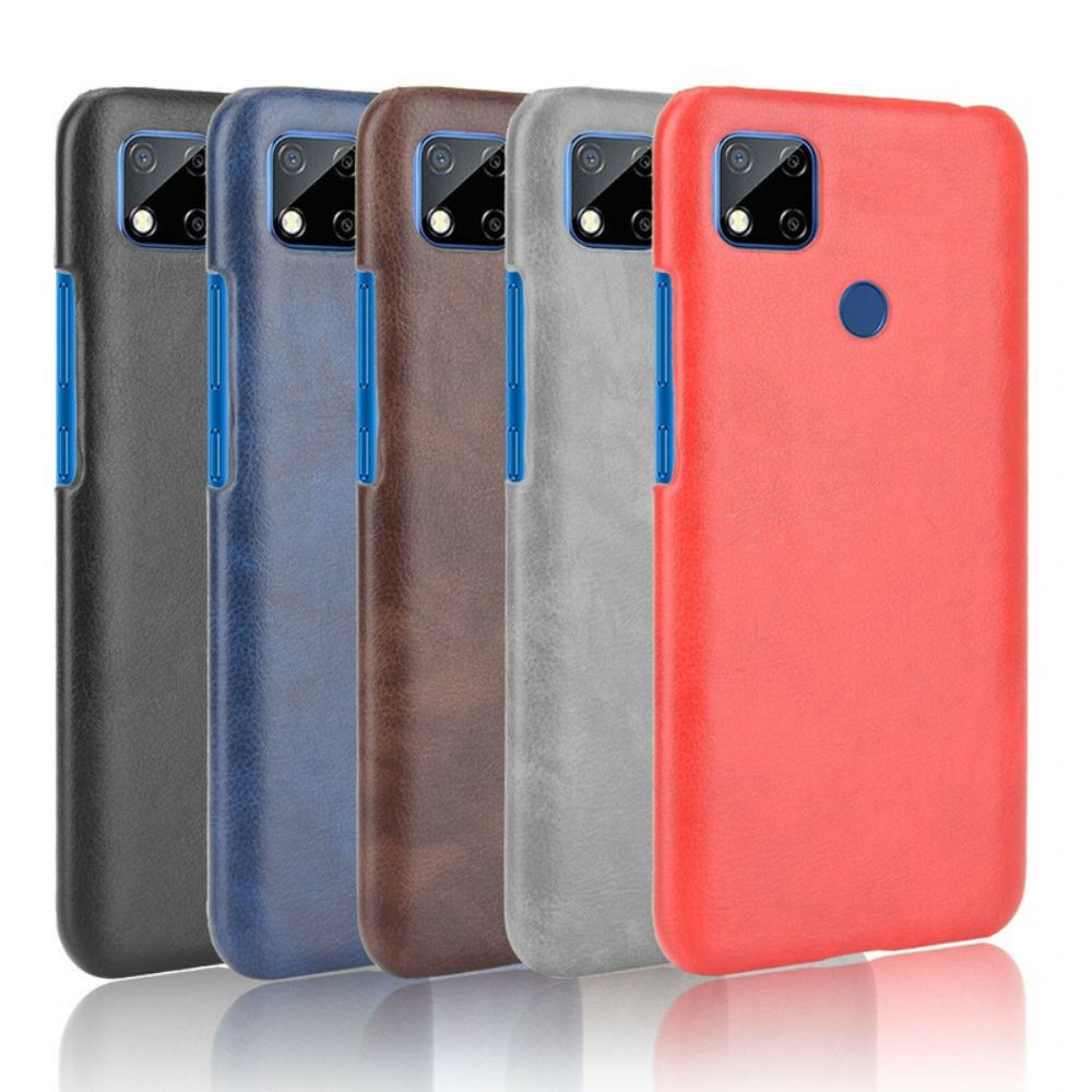 Hoesje voor Xiaomi Redmi 9C Lichi Leereffect