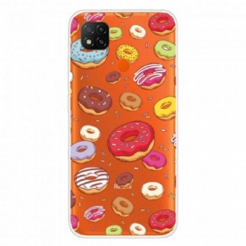 Hoesje voor Xiaomi Redmi 9C Liefde Donuts