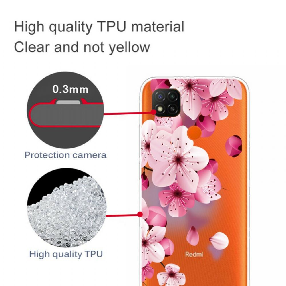 Hoesje voor Xiaomi Redmi 9C Premium Bloemen